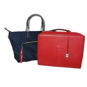 ESTEE Lauder MakeUp Train Case and Tote Bag